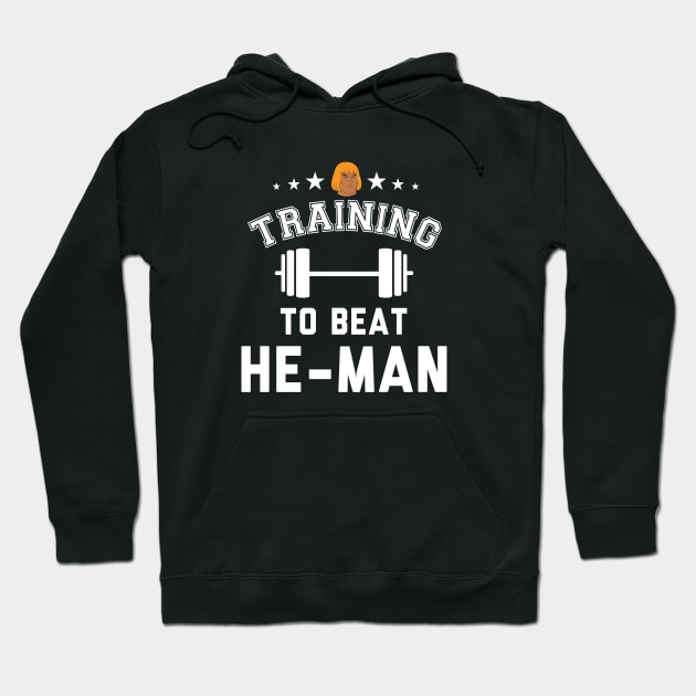 Training To Beat He Man Masters Of The Universe Hoodie by Rebus28